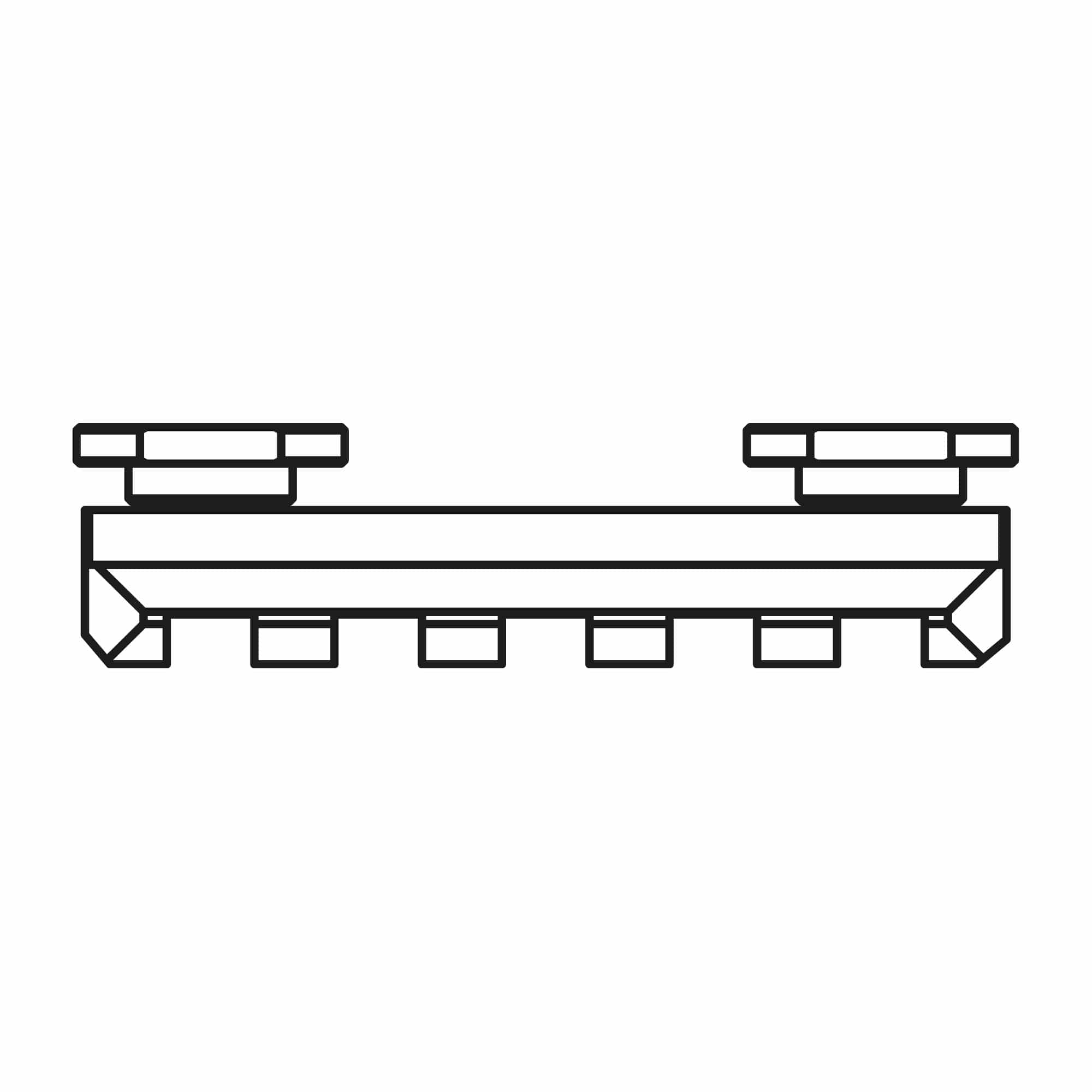 M-Lok to Picatinny Rail (5 Slots)